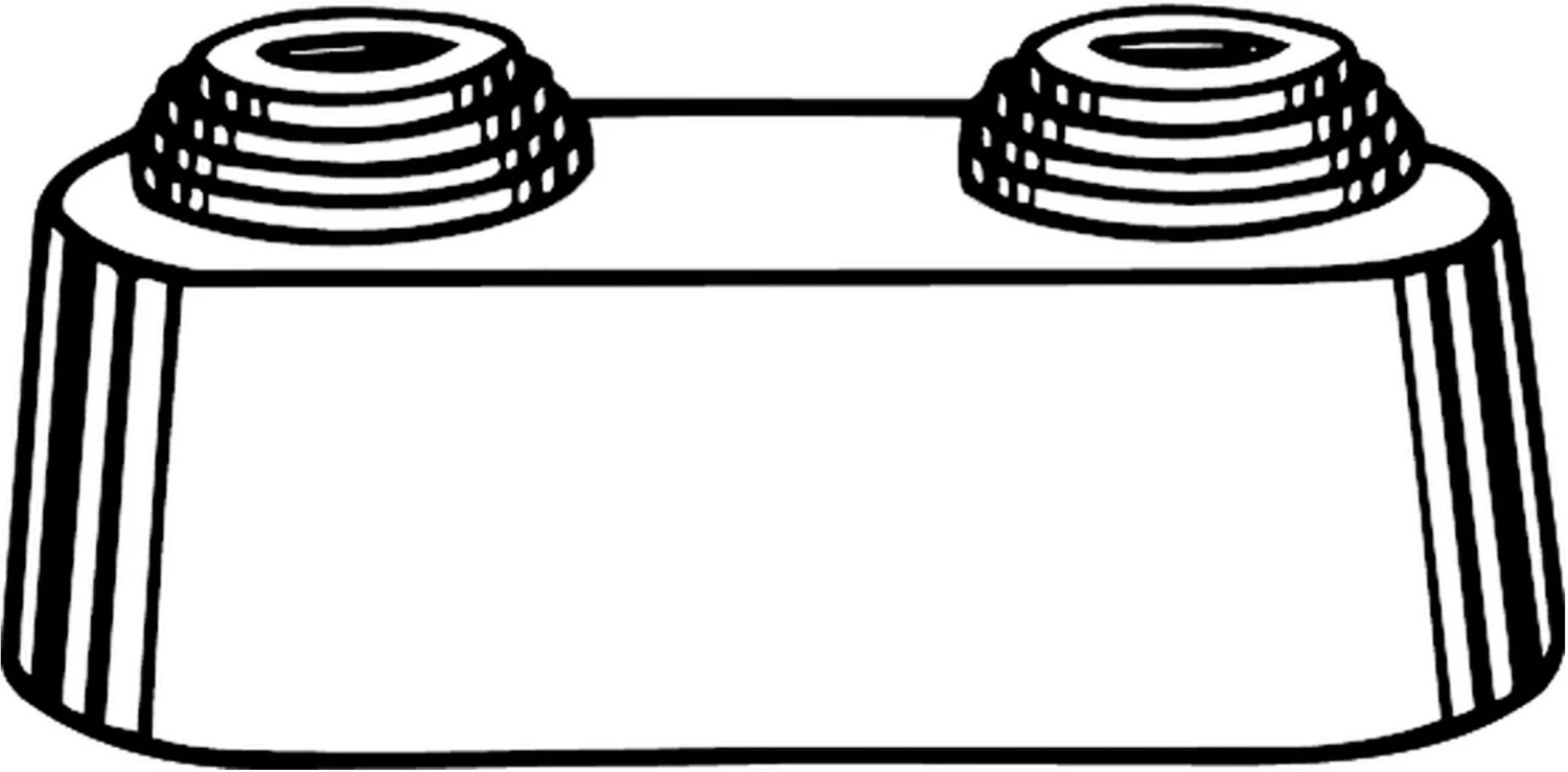 Heimeier Doppelrosette 0520-00.093 Kunststoff Weiß, Mittig Teilbar 3 Heimeier Doppelrosette 0520-00.093 Kunststoff Weiß, Mittig Teilbar
