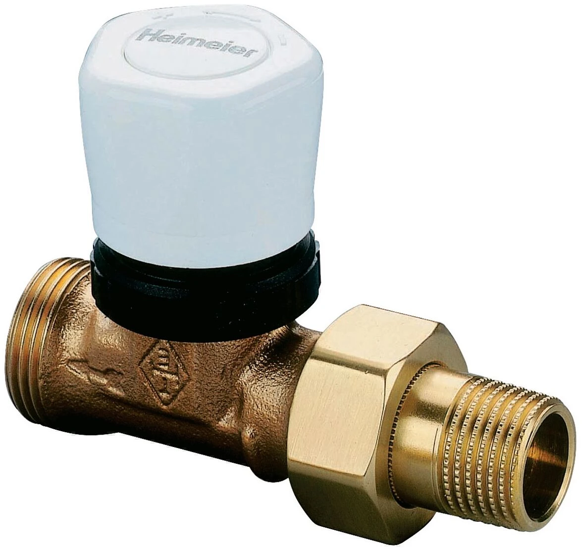 Heimeier Vorlauf-Regulierventil 1304-02.000 Durchgang, Anschluss R 1/2 Verschraubung, Mit Handregulierkappe 3 Heimeier Vorlauf-Regulierventil 1304-02.000 Durchgang, Anschluss R 1/2 Verschraubung, Mit Handregulierkappe