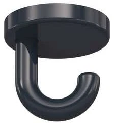 Hewi 477 Unterkopf-Haken 477.90.04092 Anthrazitgrau, 40mm