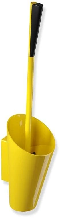 Hewi 801 Toilettenbürstengarnitur 801.20.10018 Senfgelb, Wandmontage, Langer Stiel