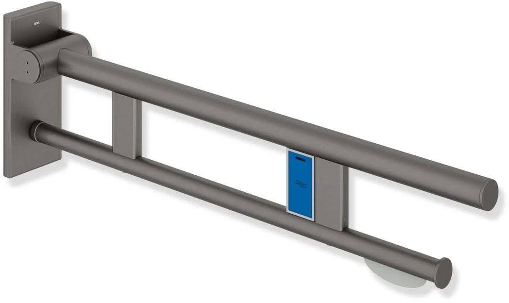 Hewi System 900 Mobiler Stützklappgriff 900.50.41060DC Ausladung 700 Mm, Edelstahl Pulverbeschichtet Schwarz Tiefmatt, Links 3 Hewi System 900 Mobiler Stützklappgriff 900.50.41060DC Ausladung 700 Mm, Edelstahl Pulverbeschichtet Schwarz Tiefmatt, Links