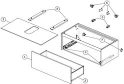 Ideal Standard Conca Waschtisch-Unterschrank T4313Y6 Ohne Ausschnitt, 1 Auszug, 100x50,5x37 Cm, Eiche Hell Furnier -Badezimmerbedarf Geschäft Ideal Standard Conca Waschtisch Unterschrank T4313Y6 ohne Ausschnitt 1 Auszug 100x505x37 cm Eiche hell Furnier 6