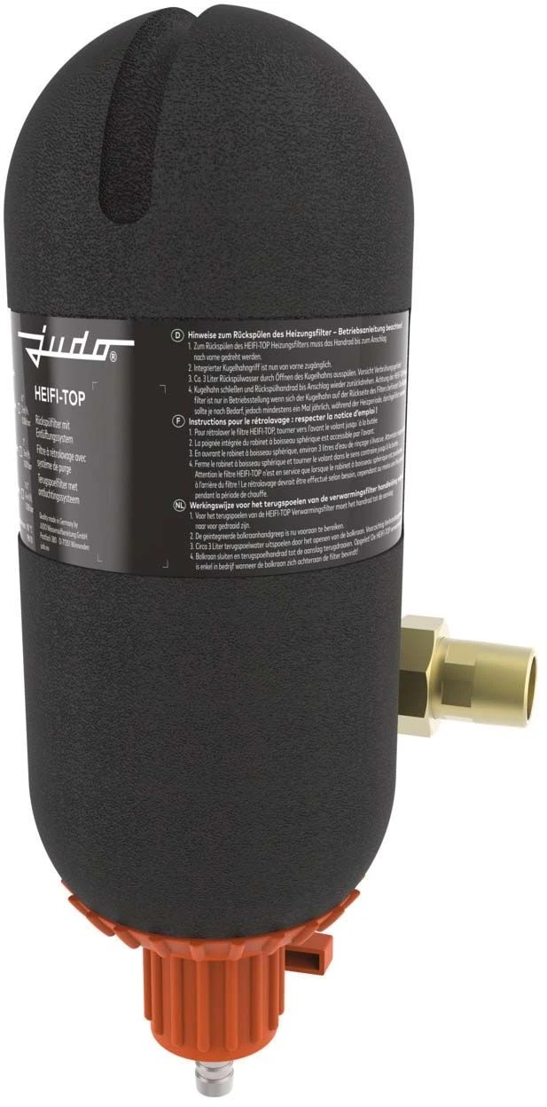 Judo Rückspülfilter Heifi-Top JHF-T 1 1/4" 8060032 Mit Verschraubung, Für Heizungsvorlauf 3 Judo Rückspülfilter Heifi-Top JHF-T 1 1/4" 8060032 Mit Verschraubung, Für Heizungsvorlauf