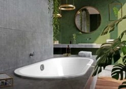 Kaldewei Badewanne Classic Duo Oval 113 170 X 75 X 43 Cm, Weiss Perl-Effekt, 291400013001 -Badezimmerbedarf Geschäft Kaldewei Badewanne Classic Duo Oval 113 170 x 75 x 43 cm weiss Perl Effekt 291400013001 1