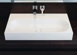 Kaldewei Centro Aufsatzwaschtisch 903106033231 3058, 90x50x12cm, Pergamon Perl-Effekt, Ohne Überlauf, 3 Hahnlöcher -Badezimmerbedarf Geschäft Kaldewei Centro Aufsatzwaschtisch 903106033231 3058 90x50x12cm pergamon Perl Effekt ohne Ueberlauf 3 Hahnloecher 3