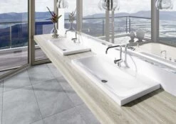 Kaldewei Silenio Aufsatz-Waschtisch 904006313001 3041, 90 X 46 X 4 Cm, Weiß Perl-Effekt, Ohne Überlauf, Ohne Hahnloch -Badezimmerbedarf Geschäft Kaldewei Silenio Aufsatz Waschtisch 904006313001 3041 90 x 46 x 4 cm weiss Perl Effekt ohne Ueberlauf ohne Hahnloch 3