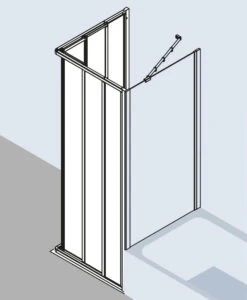 Kermi Eckeinstieg Ibiza 2000 ED3 08020 80x200 Cm -Badezimmerbedarf Geschäft Kermi Eckeinstieg Ibiza 2000 ED3 08020 80x200 cm 4