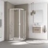 Kermi Liga Viertelkreis-Gleittür Bodenfrei Mit 2 Festfeldern LIC50090201PK 90x200cm, Silber Mattglanz, ESG Klar Clean 2 Kermi Liga Viertelkreis-Gleittür Bodenfrei Mit 2 Festfeldern LIC50090201PK 90x200cm, Silber Mattglanz, ESG Klar Clean -Badezimmerbedarf Geschäft Kermi Liga Viertelkreis Gleittuer bodenfrei mit 2 Festfeldern LIC50090201PK 90x200cm silber mattglanz ESG klar Clean