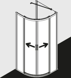 Kermi Liga Viertelkreis-Gleittür Bodenfrei Mit 2 Festfeldern LIC50090201PK 90x200cm, Silber Mattglanz, ESG Klar Clean 10 Kermi Liga Viertelkreis-Gleittür Bodenfrei Mit 2 Festfeldern LIC50090201PK 90x200cm, Silber Mattglanz, ESG Klar Clean -Badezimmerbedarf Geschäft Kermi Liga Viertelkreis Gleittuer bodenfrei mit 2 Festfeldern LIC50090201PK 90x200cm silber mattglanz ESG klar Clean 2