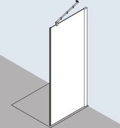 Kermi Pasa XP Seitenwand PXTWD075201AK 75x200cm, Silber Mattglanz, ESG Klar, Auf Duschwanne -Badezimmerbedarf Geschäft Kermi Pasa XP Seitenwand PXTWD075201AK 75x200cm silber mattglanz ESG klar auf Duschwanne 3