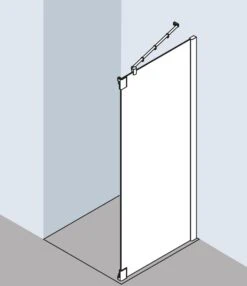 Kermi Pasa XP Seitenwand F Pendeltür 1-fl. Und Festfeld PXTFL07518VYK 75x185cm, Silber Glanz, ESG SR OpacoClean, Links, Auf Duschwanne -Badezimmerbedarf Geschäft Kermi Pasa XP Seitenwand f Pendeltuer 1 fl. und Festfeld PXTFL07518VYK 75x185cm silber glanz ESG SR OpacoClean links auf Duschwanne 3