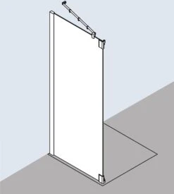 Kermi Pasa XP Seitenwand F Pendeltür 1-fl. Und Festfeld PXTFL07520VAK 75x200cm, Silber Hochglanz, ESG Klar, Links, Auf Duschwanne -Badezimmerbedarf Geschäft Kermi Pasa XP Seitenwand f Pendeltuer 1 fl. und Festfeld PXTFL07520VAK 75x200cm silber hochglanz ESG klar links auf Duschwanne 4