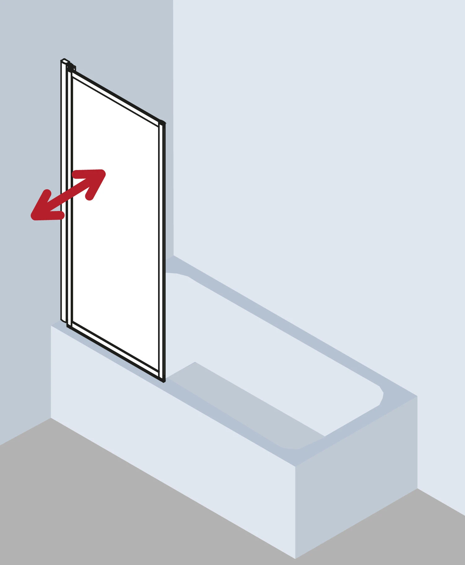 Kermi Vario 2000 Faltwand 1-flügelig V2FW1065141YK 70,1-71,7x140cm, Silber M., ESG SR Opaco Clean 4 Kermi Vario 2000 Faltwand 1-flügelig V2FW1065141YK 70,1-71,7x140cm, Silber M., ESG SR Opaco Clean – Bild 2