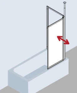 Kermi Vario 2000 Faltwand 1-flügelig V2FW1070142YK 75,1-76,7x140cm, Weiß, ESG SR Opaco Clean 12 Kermi Vario 2000 Faltwand 1-flügelig V2FW1070142YK 75,1-76,7x140cm, Weiß, ESG SR Opaco Clean -Badezimmerbedarf Geschäft Kermi Vario 2000 Faltwand 1 fluegelig V2FW1070142YK 751 767x140cm weiss ESG SR Opaco Clean 4