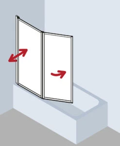 Kermi Vario 2000 Faltwand 2-flügelig V2FW20601422K 115,1-116,7x140cm, Weiß, Kerolan Perl 15 Kermi Vario 2000 Faltwand 2-flügelig V2FW20601422K 115,1-116,7x140cm, Weiß, Kerolan Perl -Badezimmerbedarf Geschäft Kermi Vario 2000 Faltwand 2 fluegelig V2FW20601422K 1151 1167x140cm weiss Kerolan Perl 3