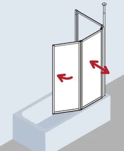 Kermi Vario 2000 Faltwand 2-flügelig V2FW20601422K 115,1-116,7x140cm, Weiß, Kerolan Perl 20 Kermi Vario 2000 Faltwand 2-flügelig V2FW20601422K 115,1-116,7x140cm, Weiß, Kerolan Perl -Badezimmerbedarf Geschäft Kermi Vario 2000 Faltwand 2 fluegelig V2FW20601422K 1151 1167x140cm weiss Kerolan Perl 8