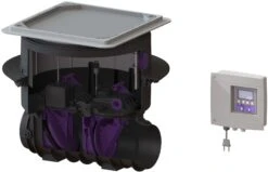 Kessel Staufix FKA Rückstauautomat 84000X DN 100-200, Ohne Zu-/Ablaufstutzen, Abdeckung Befliesbar