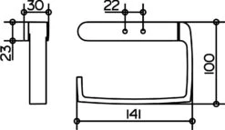 Keuco Elegance Papierhalter 11662010000 Offene Form, Verchromt -Badezimmerbedarf Geschäft Keuco Elegance Papierhalter 11662010000 offene Form verchromt 3