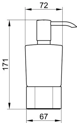 Keuco Lotionsspender Elegance 11654019001 Chrom, Opalglas Mattiert, Tischmodell -Badezimmerbedarf Geschäft Keuco Lotionsspender Elegance 11654019001 chrom Opalglas mattiert Tischmodell 3