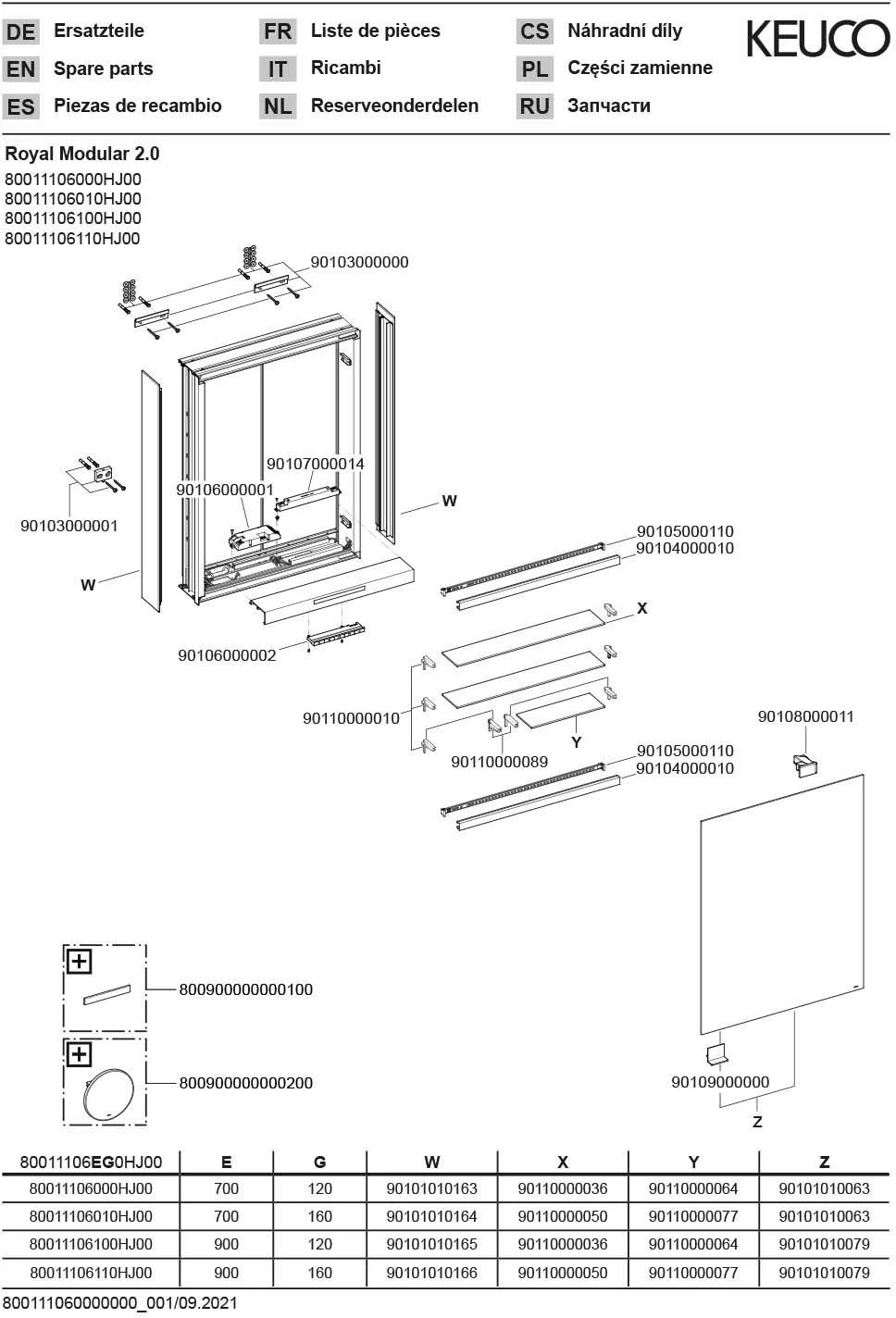 Keuco Royal Modular 2.0 Spiegelschrank 800111061000100 600 X 900 X 120 Mm, 1 Steckdose, Wandvorbau, 1-türig, Beleuchtet, Rechts 5 Keuco Royal Modular 2.0 Spiegelschrank 800111061000100 600 X 900 X 120 Mm, 1 Steckdose, Wandvorbau, 1-türig, Beleuchtet, Rechts – Bild 3