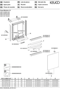 Keuco Royal Modular 2.0 Spiegelschrank 800121060000100 600 X 700 X 120 Mm, 1 Steckdose, Wandvorbau, 1-türig, Rechts, DALI -Badezimmerbedarf Geschäft Keuco Royal Modular 2.0 Spiegelschrank 800121060000100 600 x 700 x 120 mm 1 Steckdose Wandvorbau 1 tuerig rechts DALI 2