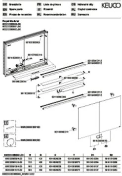 Keuco Royal Modular 2.0 Spiegelschrank 800220080100200 800 X 700 X 160 Mm, 2 Steckdosen, Wandeinbau, 2-türig, DALI -Badezimmerbedarf Geschäft Keuco Royal Modular 2.0 Spiegelschrank 800220080100200 800 x 700 x 160 mm 2 Steckdosen Wandeinbau 2 tuerig DALI 2