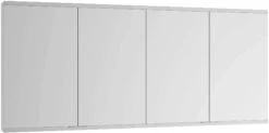Keuco Royal Modular 2.0 Spiegelschrank 800400181000000 1800 X 900 X 120 Mm, Ohne Steckdose, Wandeinbau, 4-türig