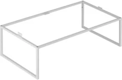 Keuco X-Line Bodengestell 33198300003 80x25x47cm, Dekor Weiß Matt, Glas Weiß Klar