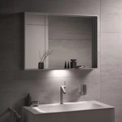 Keuco X-Line Lichtspiegel 33296293000 Beleuchtet, Inox, 1000x700x105mm -Badezimmerbedarf Geschäft Keuco X Line Lichtspiegel 33296293000 beleuchtet Inox 1000x700x105mm 3