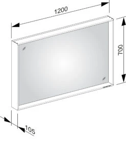 Keuco X-Line Lichtspiegel 33296303500 Beleuchtet, Weiss, 1200x700x105mm 12 Keuco X-Line Lichtspiegel 33296303500 Beleuchtet, Weiss, 1200x700x105mm -Badezimmerbedarf Geschäft Keuco X Line Lichtspiegel 33296303500 beleuchtet weiss 1200x700x105mm 4