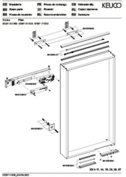Keuco X-Line Lichtspiegel 33297141000 460x850x105mm, Trüffel -Badezimmerbedarf Geschäft Keuco X Line Lichtspiegel 33297141000 460x850x105mm Trueffel 2