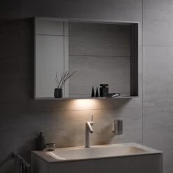 Keuco X-Line Lichtspiegel 33298293000, Inox, 1000x700x105mm, LED-Beleuchtung Und Spiegelheizung -Badezimmerbedarf Geschäft Keuco X Line Lichtspiegel 33298293000 Inox 1000x700x105mm LED Beleuchtung und Spiegelheizung 6