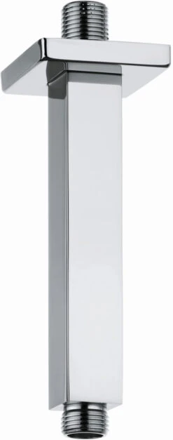 Kludi A-qa Deckenauslass 6654505-00 Chrom, Ausladung 150mm, DN 15, Mit Schubrosette Eckig, 58mm