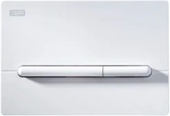 Mepa Betätigungsplatte 421500 Für UP-Spülkasten 2-Mengen/Start/Stopp, Weiß