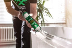 PREMIUM Novatech TEC7 X-Seal Dichtstoff 528015217 310ml Kartusche,überstreichbar,Betongrau -Badezimmerbedarf Geschäft Novatech TEC7 X Seal Dichtstoff 528015217 310ml KartuscheueberstreichbarBetongrau 1