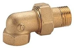 Opal R19 Radiatorverschraubung R19Y002 Messing, 3/8", IG/AG, Eck