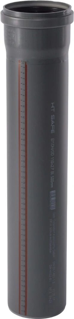 Ostendorf HTsafe HTsafe-Rohr 175040 DN/OD 110, 1000 Mm