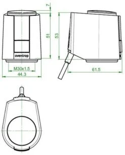 Oventrop Aktor T ST Stellantrieb 1012953 24 V, Ventilweg-Erkennung, Elektrothermisch, Stromlos Geschlossen -Badezimmerbedarf Geschäft Oventrop Aktor T ST Stellantrieb 1012953 24 V Ventilweg Erkennung elektrothermisch stromlos geschlossen 2