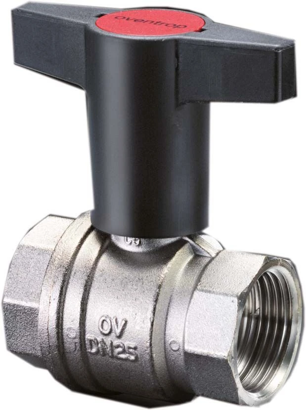 Oventrop Kugelhahn Optibal Knebelgriff 1077106 DN20, 3/4" Innengewinde, PN16, Messing 4 Oventrop Kugelhahn Optibal Knebelgriff 1077106 DN20, 3/4" Innengewinde, PN16, Messing – Bild 2