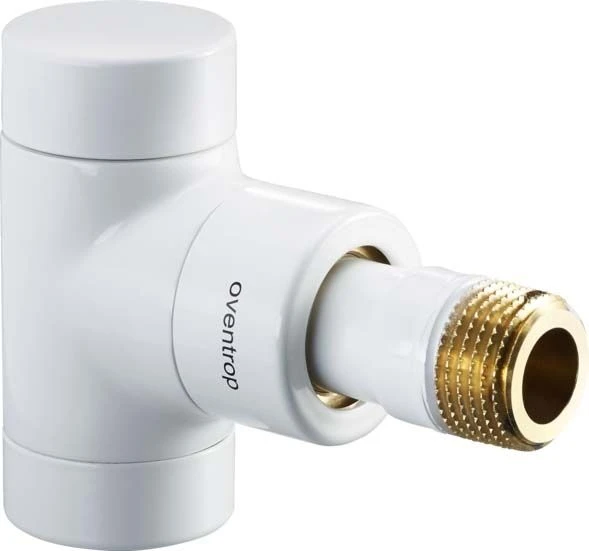 Oventrop Rücklaufverschraubung Combi E 1166062 1/2", Eck, Weiss 4 Oventrop Rücklaufverschraubung Combi E 1166062 1/2", Eck, Weiss – Bild 2