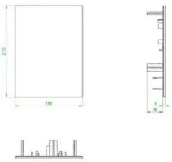 Oventrop Unibox Abdeckung 1022775 Echtglas Schwarz, Geschlossen -Badezimmerbedarf Geschäft Oventrop Unibox Abdeckung 1022775 Echtglas schwarz geschlossen 3