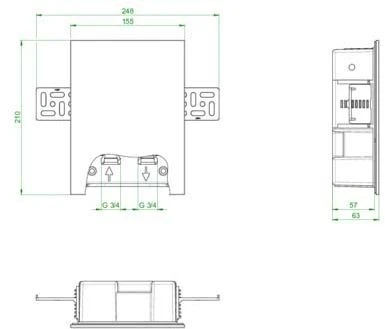 Oventrop Unibox Temperaturregelung 1022772 R-Tronic Echtglas Weiß, Für Raum Und Rücklauf 4 Oventrop Unibox Temperaturregelung 1022772 R-Tronic Echtglas Weiß, Für Raum Und Rücklauf – Bild 2