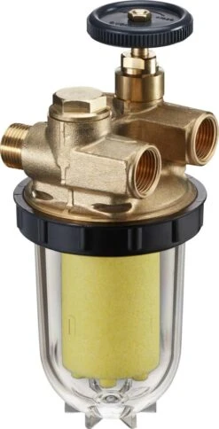 Oventrop Zweistrang Heizölfilter Oilpur 2120561 Mit Siku-Einsatz 50-75My, 3/8"