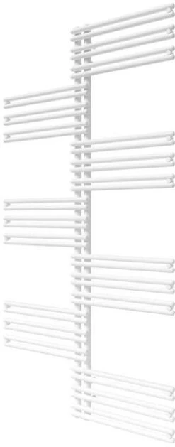 Purmo Figuresse Twist Badheizkörper FLSA011909000N0 BH 1194 Mm, BL 910 Mm, RAL 9016