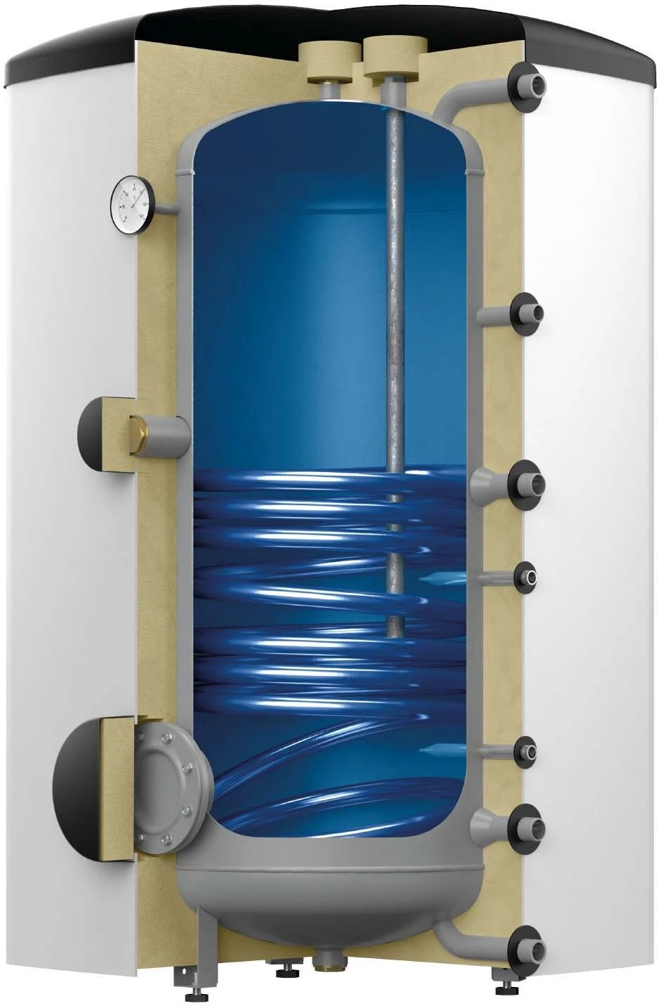 Reflex Storatherm Aqua Speicher 7355100 AF 150/1/M_A, Weiß, Folienmantel, Mit Glattrohrwärmeübertrager 3 Reflex Storatherm Aqua Speicher 7355100 AF 150/1/M_A, Weiß, Folienmantel, Mit Glattrohrwärmeübertrager