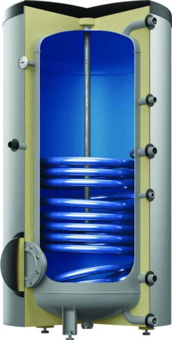 Reflex Storatherm Aqua Speicher 7861100 AF 150/1M_B, Silber, Folienmantel, Mit Glattrohrwärmeübertrager, Zusätzliche Muffe
