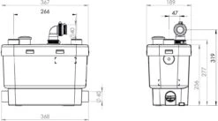 SFA SaniVite+ Schmutzwasserpumpe 0008P Weiß, Für Den Universellen Einsatz 8 SFA SaniVite+ Schmutzwasserpumpe 0008P Weiß, Für Den Universellen Einsatz -Badezimmerbedarf Geschäft SFA SaniVite Schmutzwasserpumpe 0008P weiss fuer den universellen Einsatz 2