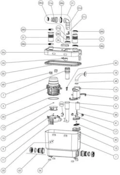 SFA SaniVite+ Schmutzwasserpumpe 0008P Weiß, Für Den Universellen Einsatz 9 SFA SaniVite+ Schmutzwasserpumpe 0008P Weiß, Für Den Universellen Einsatz -Badezimmerbedarf Geschäft SFA SaniVite Schmutzwasserpumpe 0008P weiss fuer den universellen Einsatz 3
