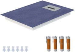 Schedel Line Flow Duschelement LI1KF909012 90 X 120 Cm, Vierseitiges Gefälle