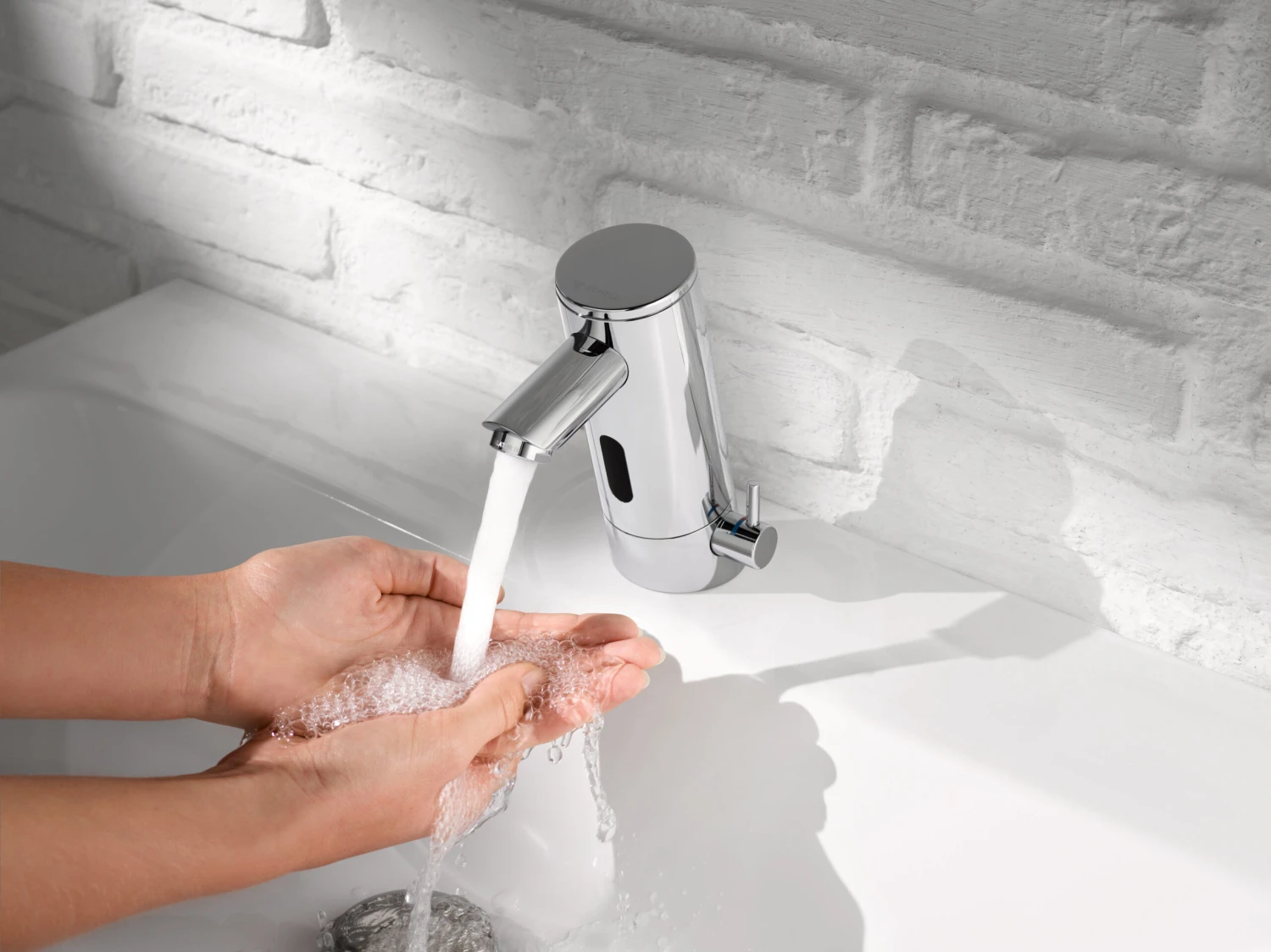 Schell Puris E Elektronische-Waschtisch-Armatur 012160699 Verchromt, Steckernetzteil, ND, Netzbetrieb, Für Mischwasser 7 Schell Puris E Elektronische-Waschtisch-Armatur 012160699 Verchromt, Steckernetzteil, ND, Netzbetrieb, Für Mischwasser – Bild 5